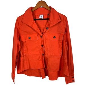 ❗️CAbi Resort Jacket Tiger Lily Orange Medium #5098